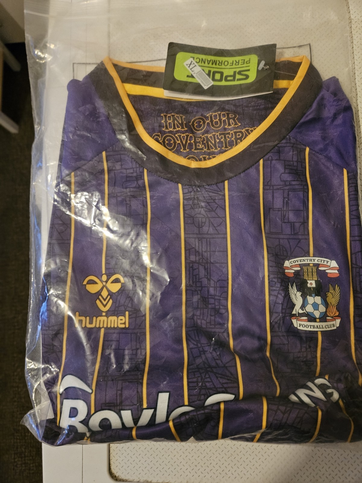 Coventry City Away Shirt 22/23 XL for sale on Ebay