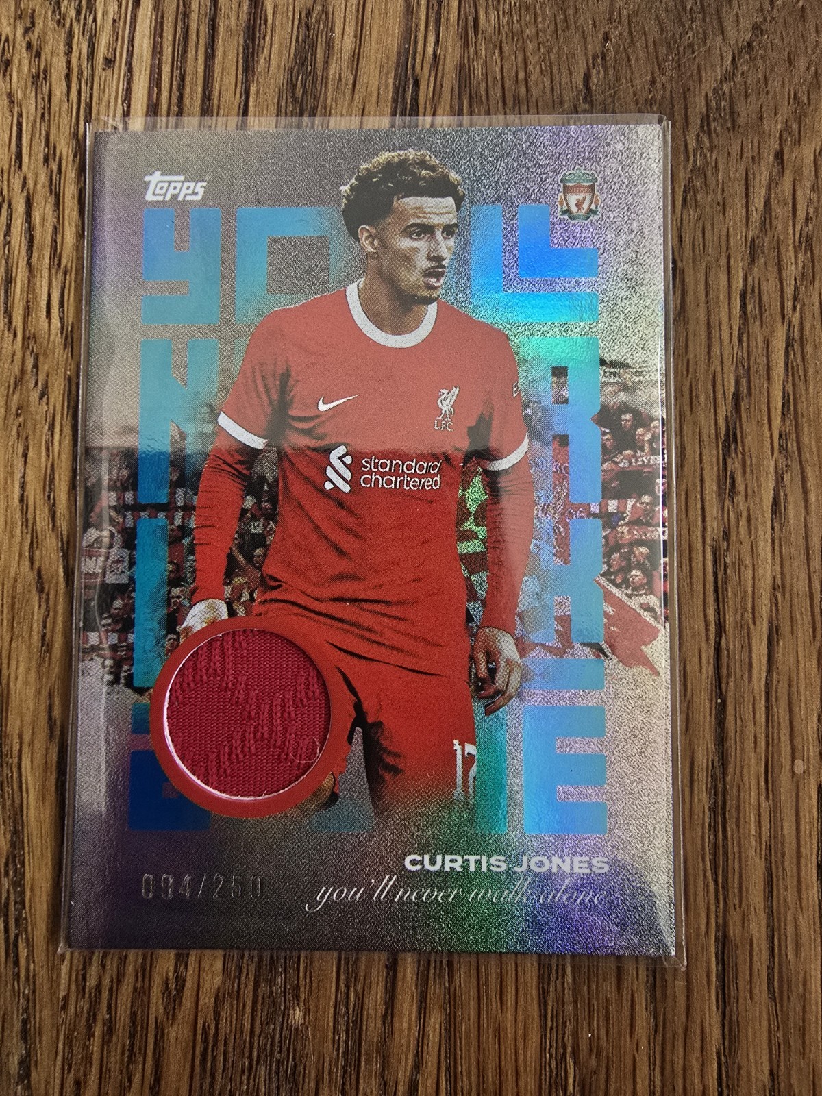 TOPPS LIVERPOOL TEAM SET 2023-24 CURTIS JONES /250 RELIC CARD Nr MINT for sale on Ebay