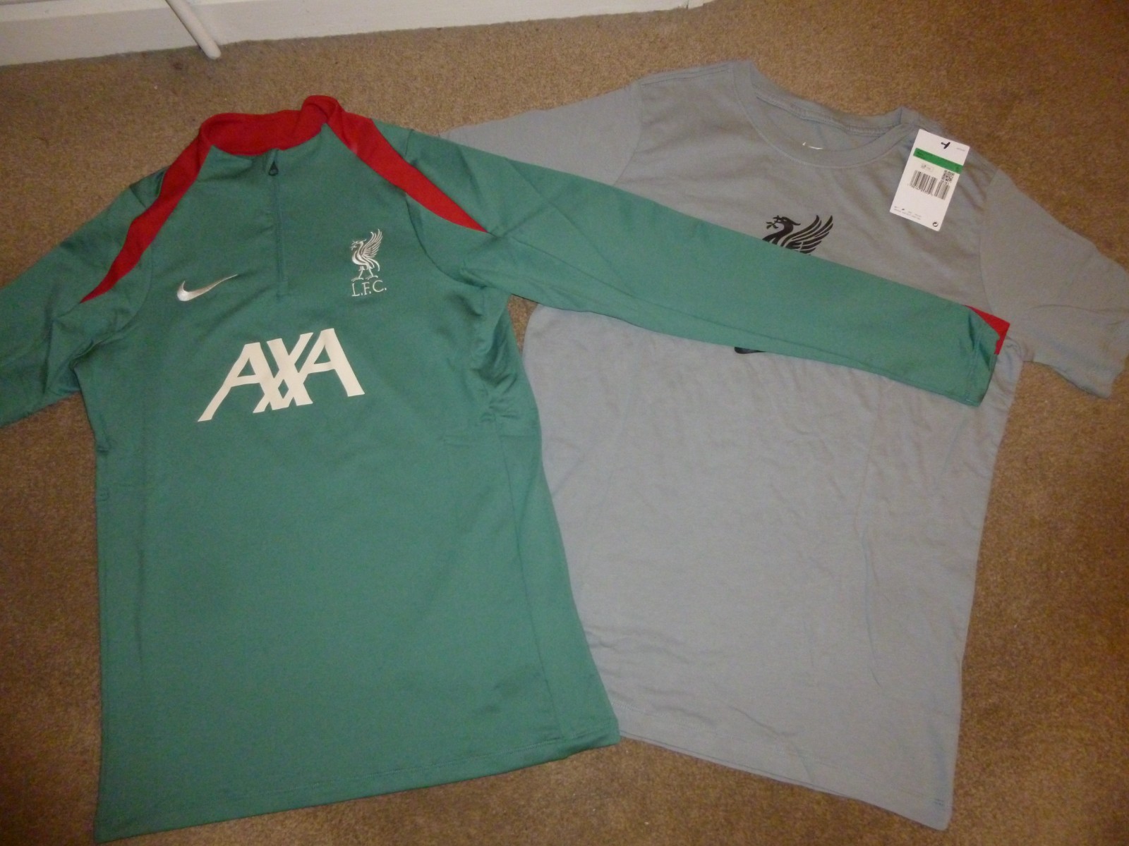 Liverpool FC  NEW Training Tops X2 Youth  13-15  Years Official LFC Nike VGC for sale on Ebay
