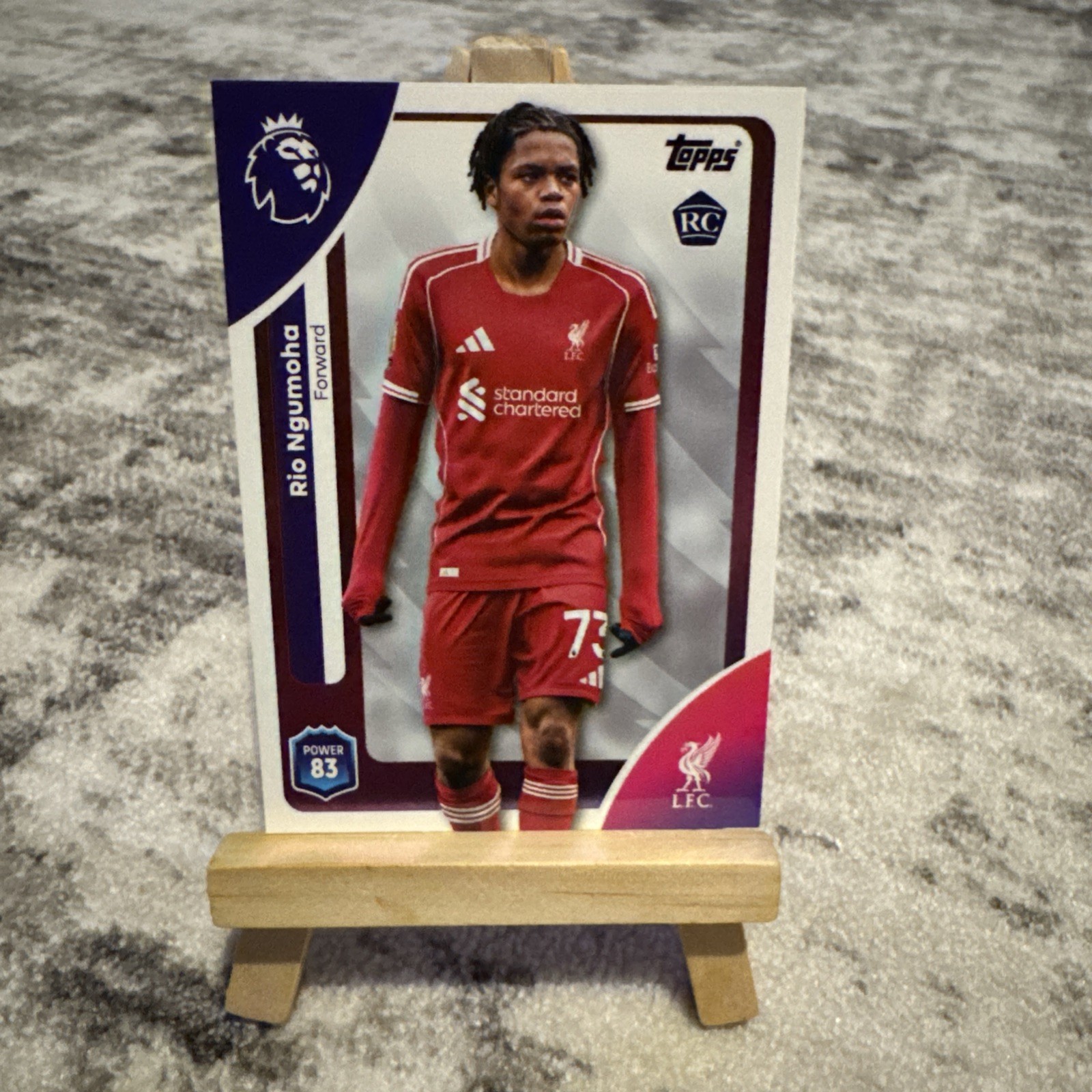 2025/26 TOPPS Premier League Rio Ngumoha Base card Liverpool for sale on Ebay