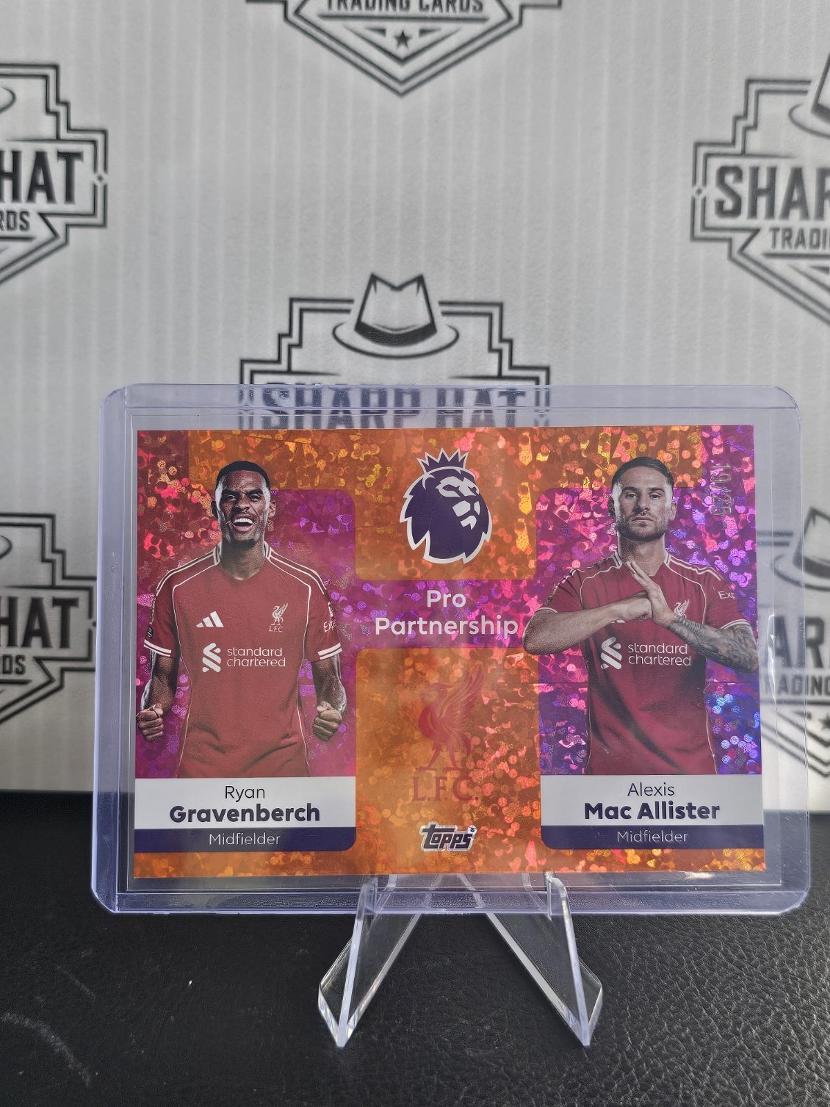 Topps Premier League 2025/26 Liverpool Gravenberch & MacAllister numbered 19/25 for sale on Ebay