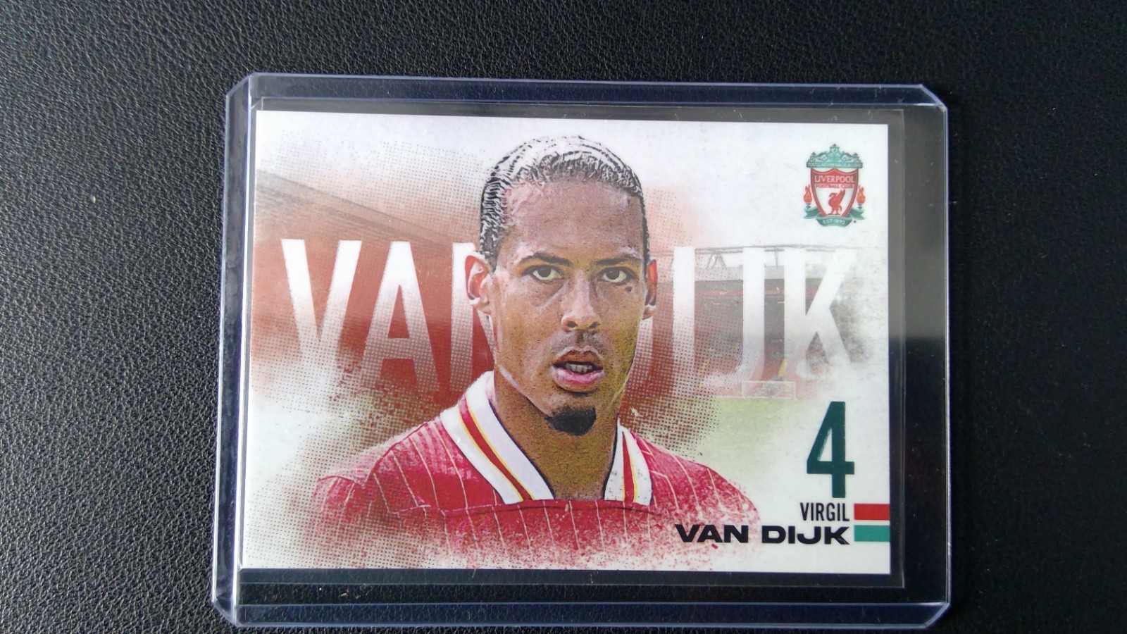 2025 Futera Liverpool FX Virgil Van Dijk /15 Green Landscape for sale on Ebay