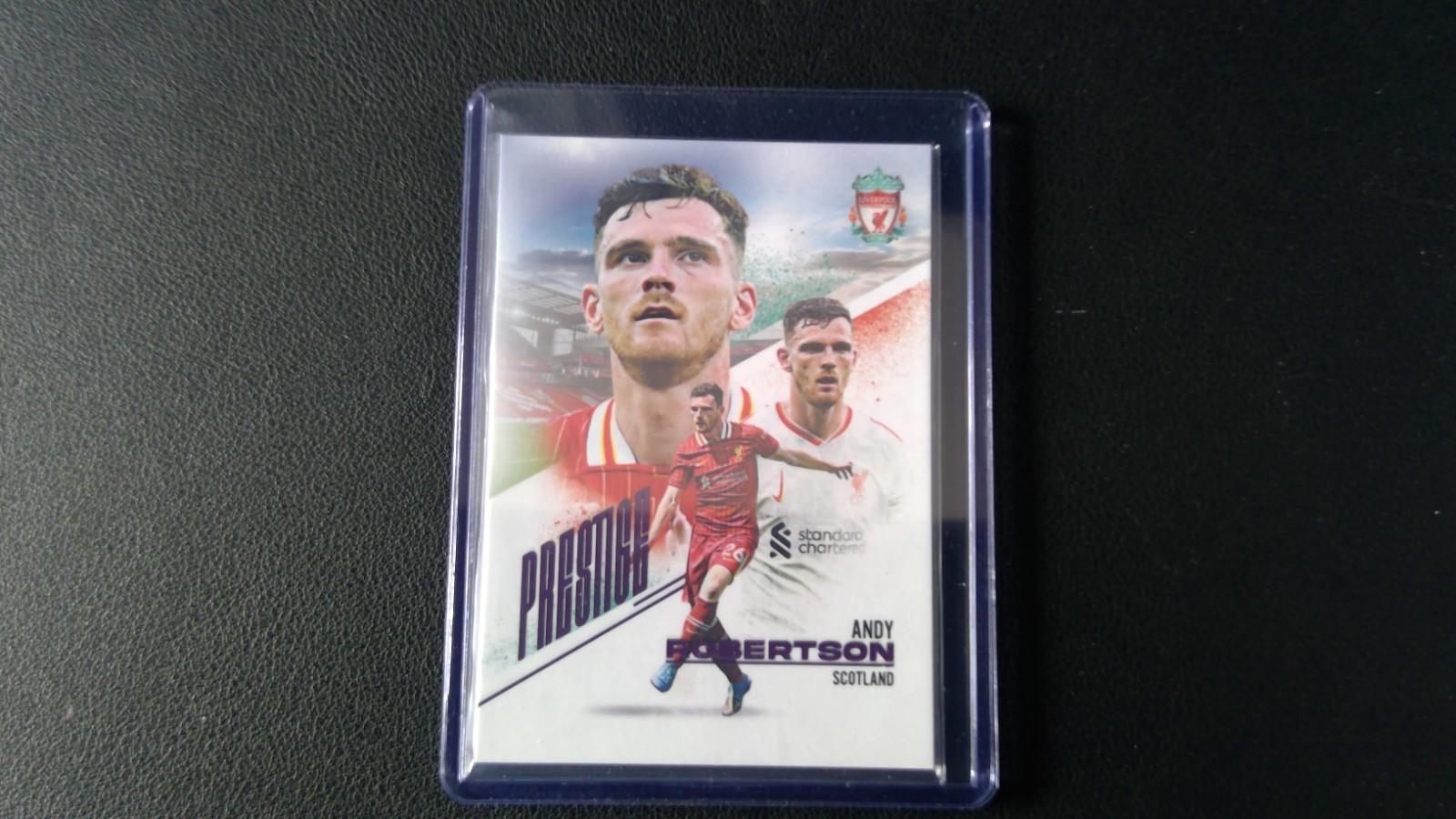 2025 Futera Liverpool FX Andy Robertson /9 Prestige Purple for sale on Ebay