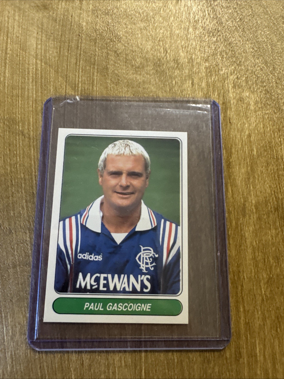 Paul Gascoigne Rangers Sticker European Football Stars Panini 1997/98 for sale on Ebay