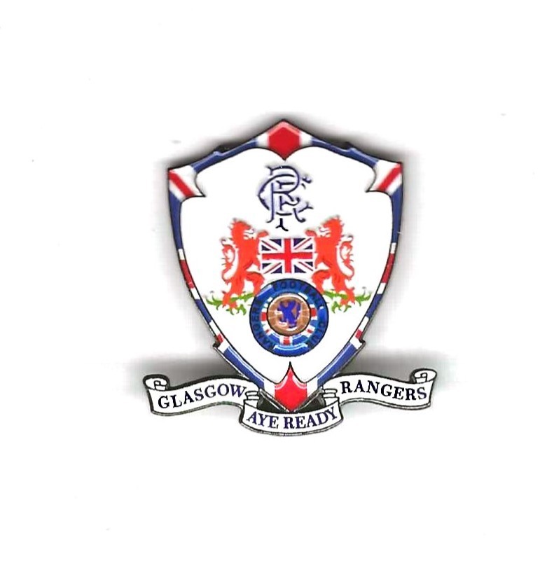RANGERS  BADGE AYE READY for sale on Ebay