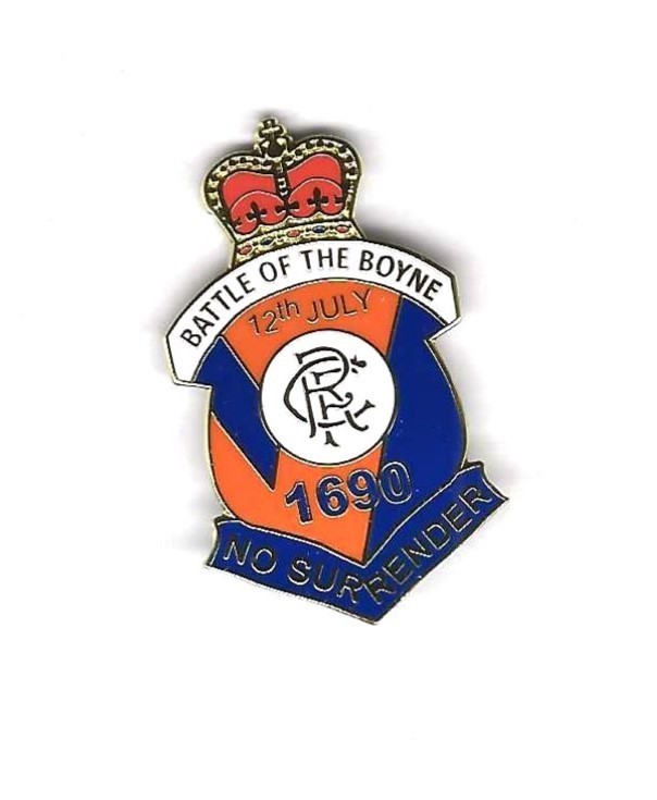 RANGERS  BADGE NO SURRENDER for sale on Ebay