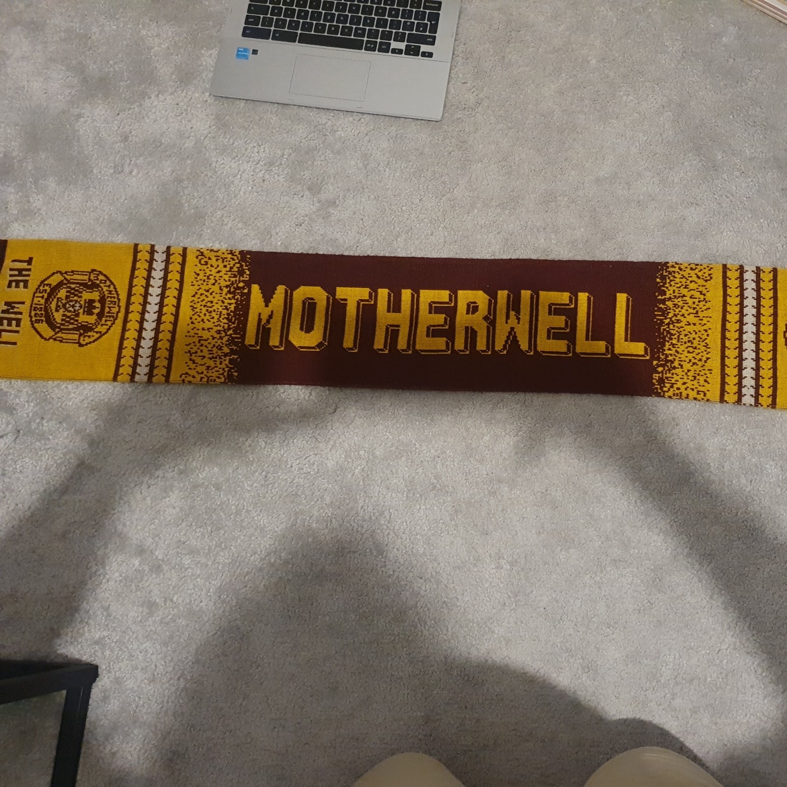 MOTHERWELL FC SCARF.  for sale on Ebay