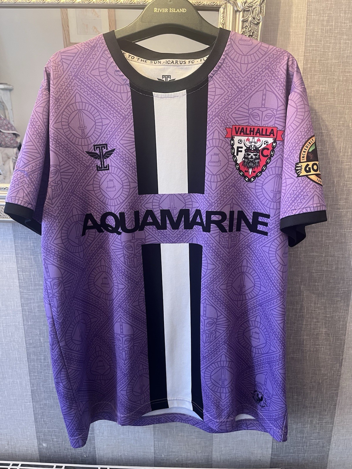 Valhalla FC Rare Football Shirt. By Icarus FC. Large.  for sale on Ebay