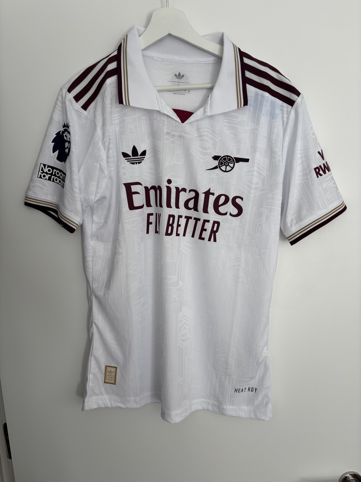 Arsenal FC Away 25/26 NEW Player Edition Short Sleeve S for sale on Ebay
