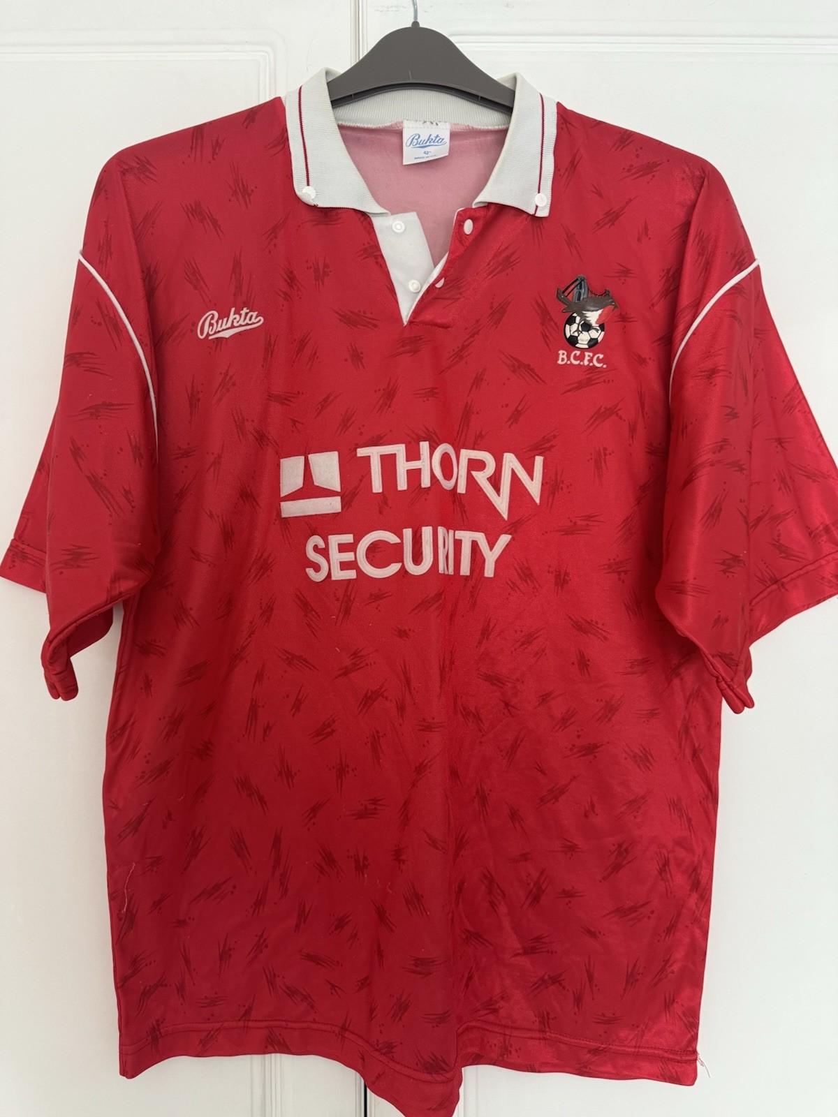 Bristol City 1990/91 Red Home Shirt By Bukta  Size M for sale on Ebay