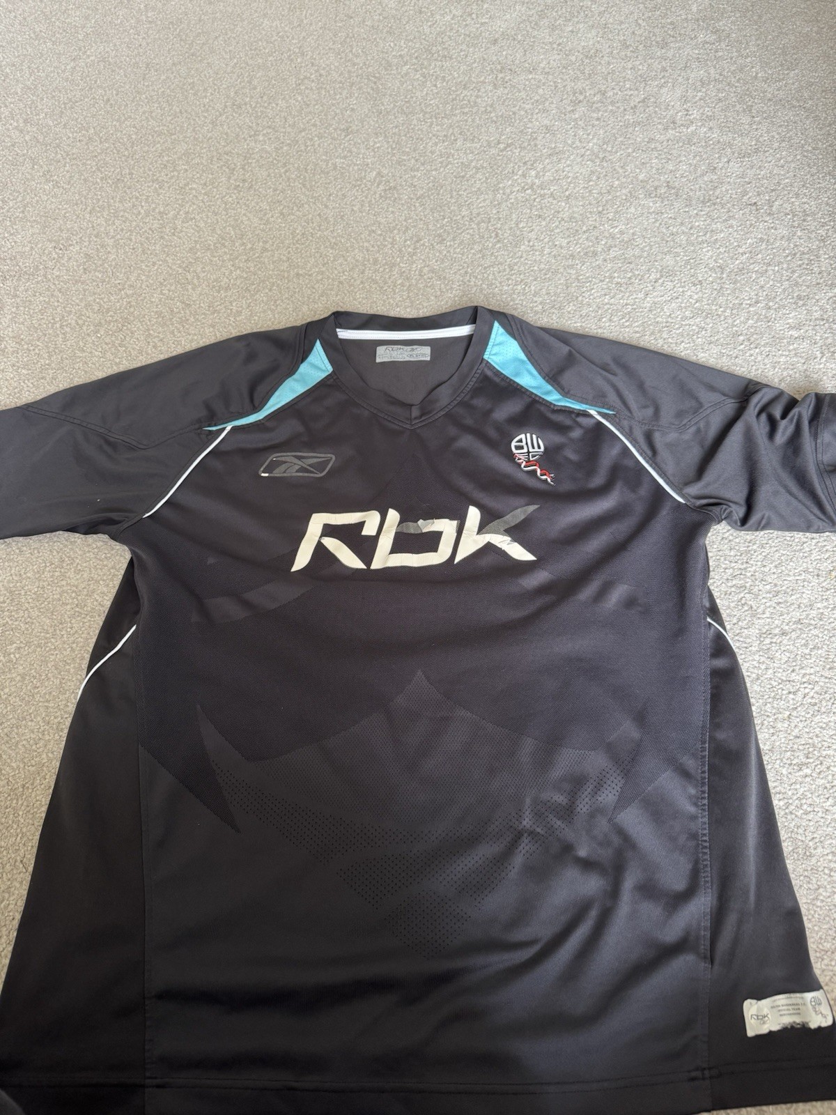 Bolton Wanderers Away Shirt 2007/08 Diouf 21 Size XL Reebok for sale on Ebay