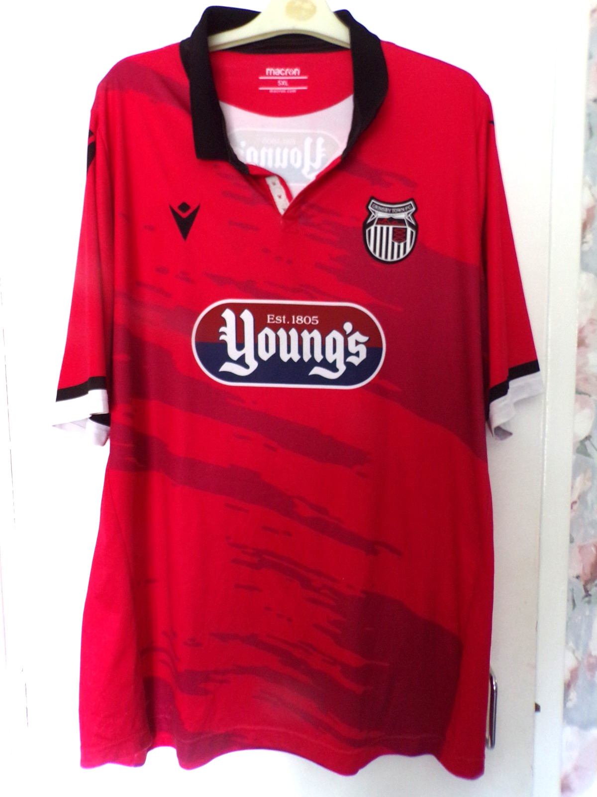 grimsby town youngs 3rd away football shirt  xxxxxl good cond for sale on Ebay