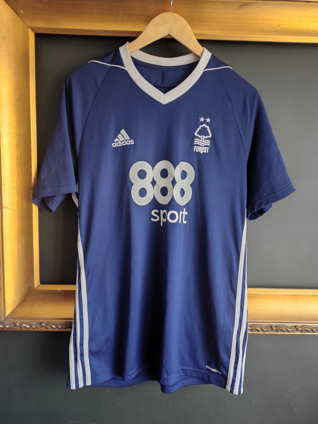NOTTINGHAM FOREST SHIRT - 2017-18 Season, Away Kit by Adidas, Adult Large for sale on Ebay