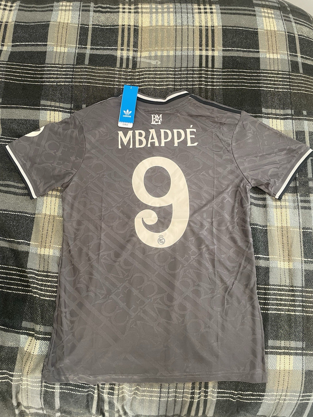 Kylian Mbappe Real Madrid Third Shirt BNWT 24/25 Football Jersey Size Small S for sale on Ebay