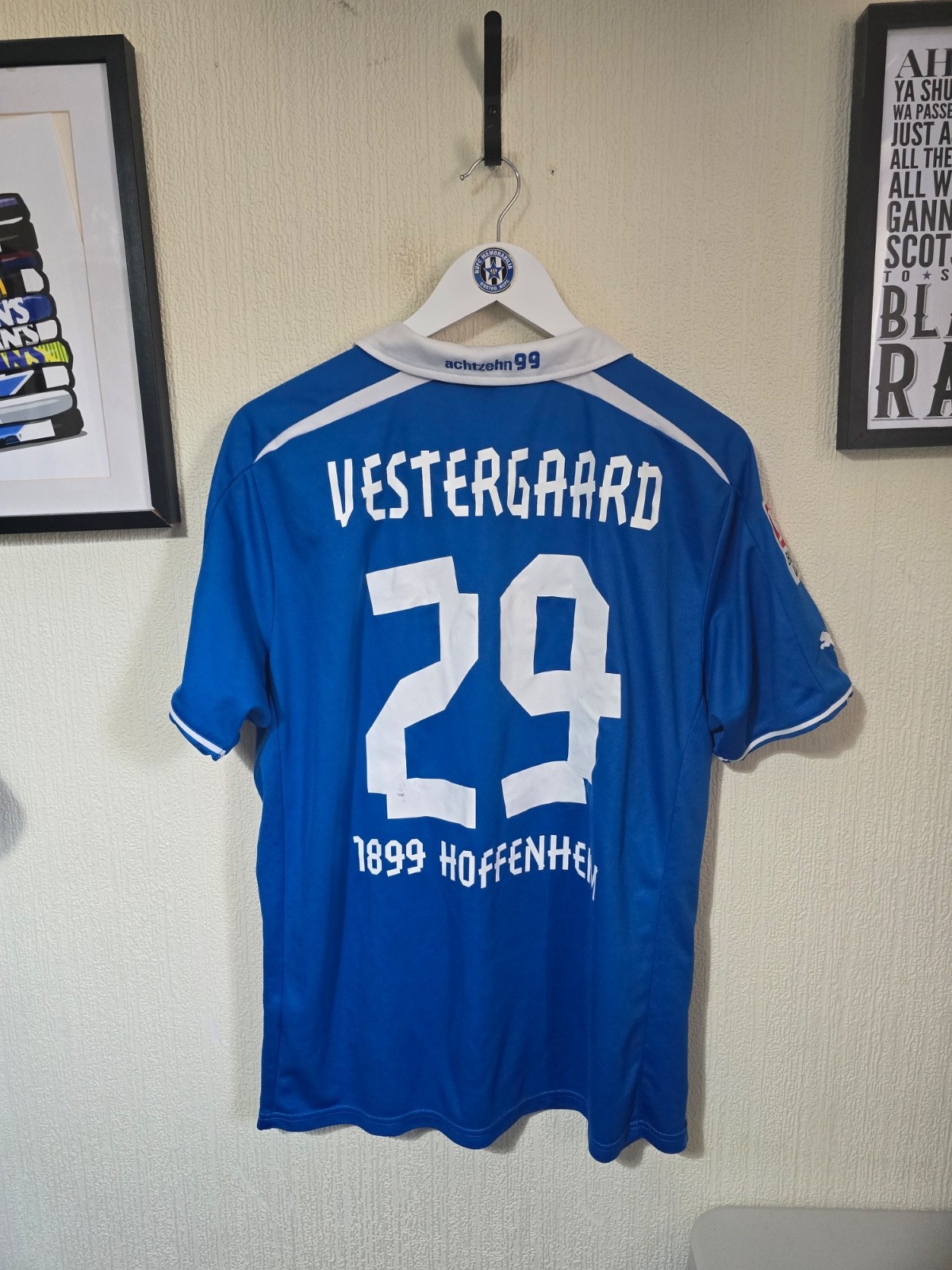 TSG 1899 Hoffenheim 2013/14 Puma home shirt #29 VESTERGAARD, Large for sale on Ebay