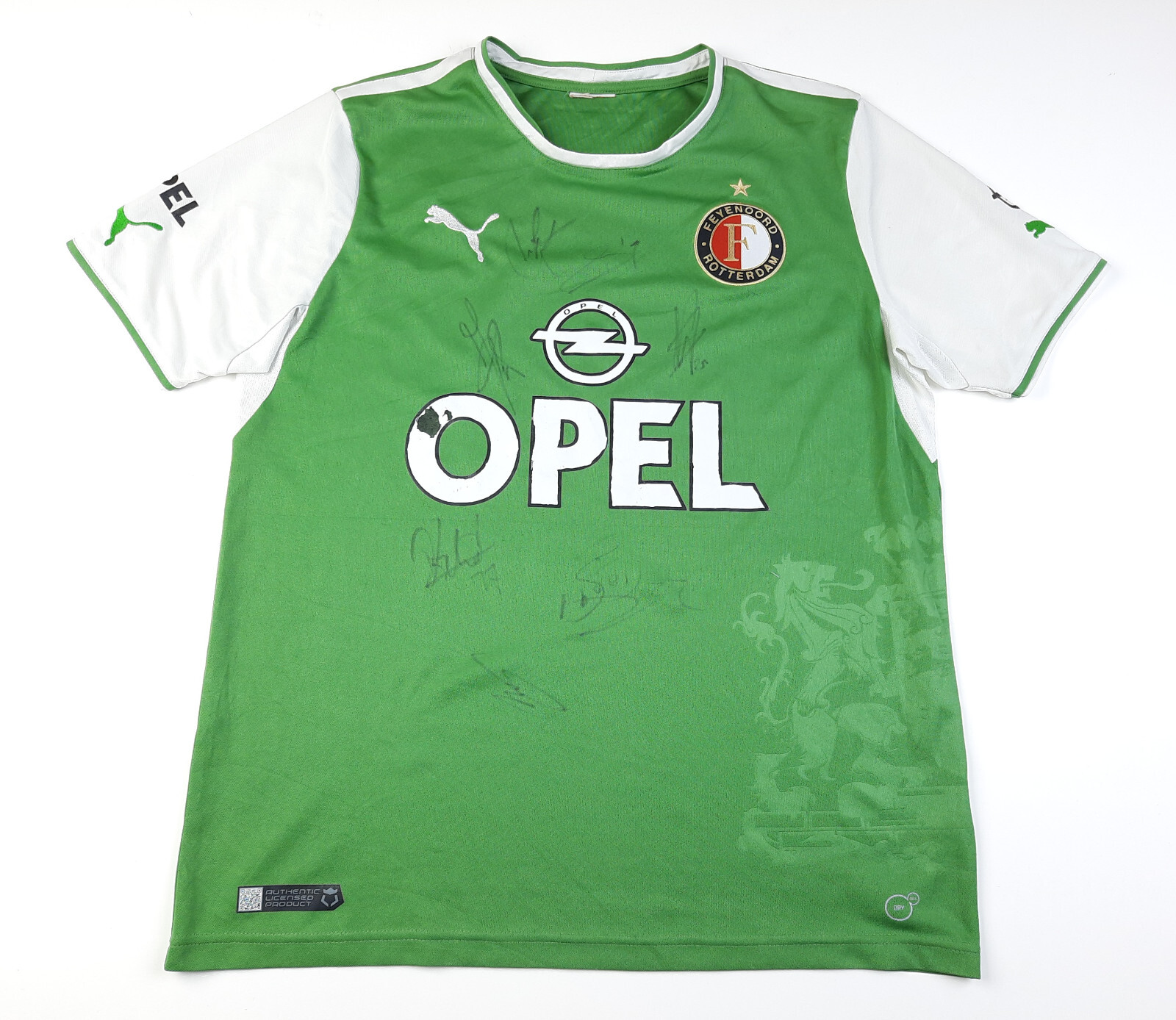Feyenoord 2013-2014 Home football shirt Signed puma, Size S for sale on Ebay