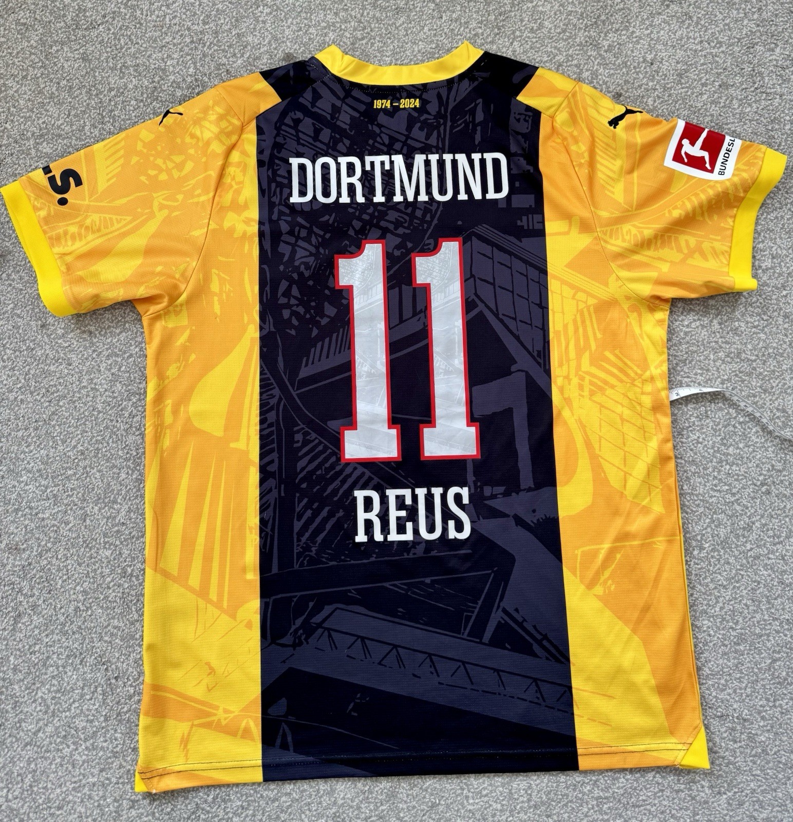 Rare Borussia Dortmund 50th Anniversary Stadium Shirt 2023/24 – Puma – Reus #11 for sale on Ebay