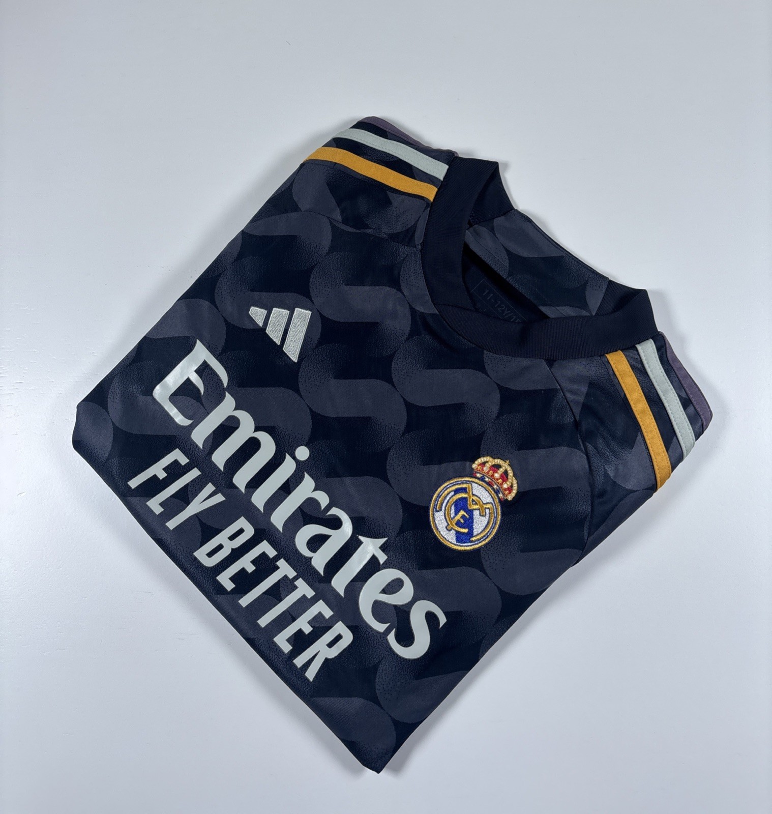 Authentic Adidas Real Madrid 23/24 Away Shirt. “Bellingham 5”. Size 11-12 Years. for sale on Ebay