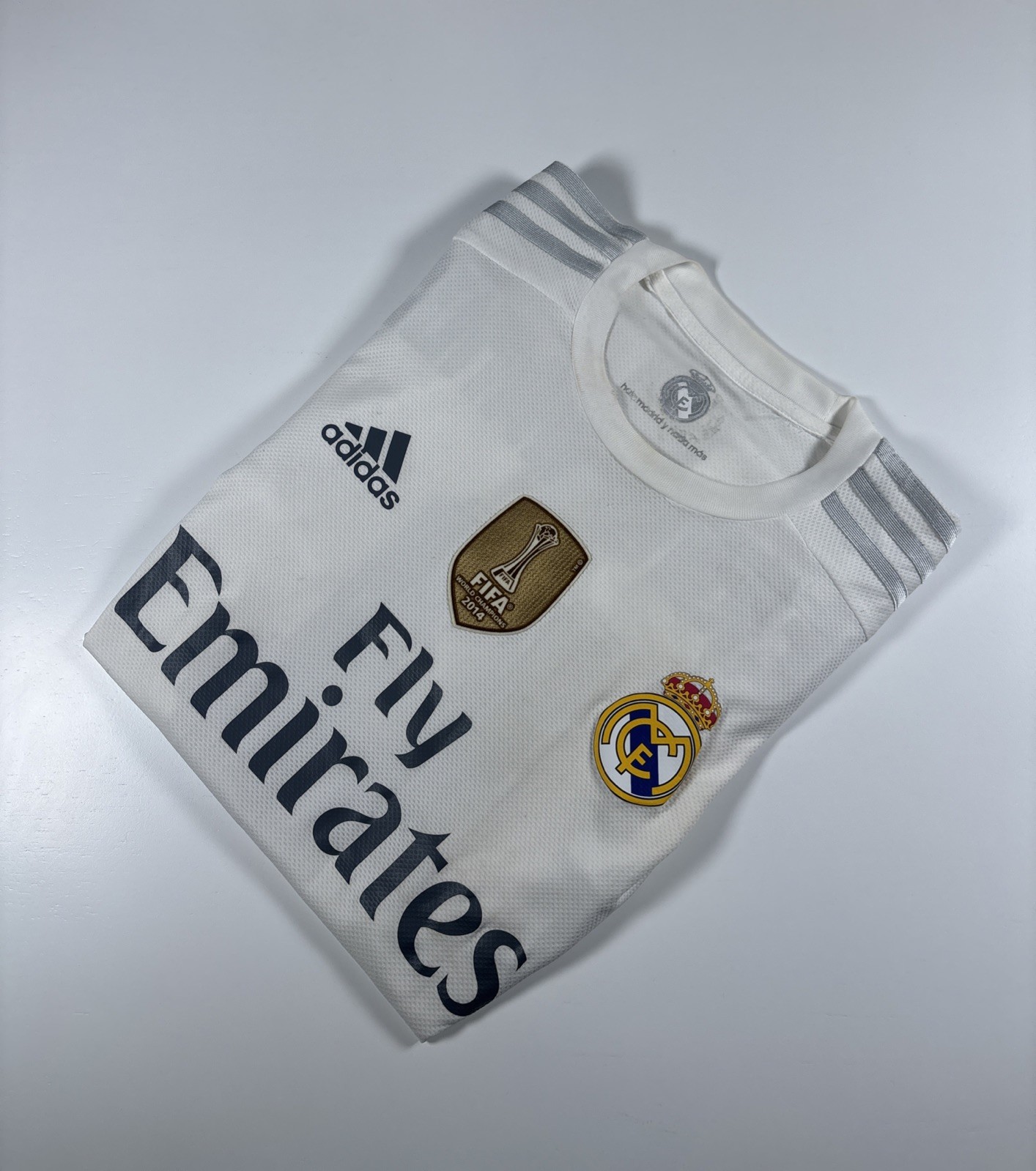 Authentic Adidas Real Madrid 2015/16 Home Shirt. “ Sergio Ramos 4”. Size Small. for sale on Ebay