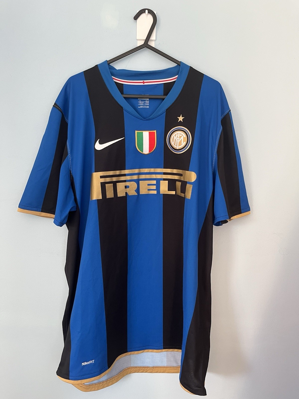 Original Inter Milan 2008/09 Home Football Shirt Nike Size XL RARE 287408-490 for sale on Ebay