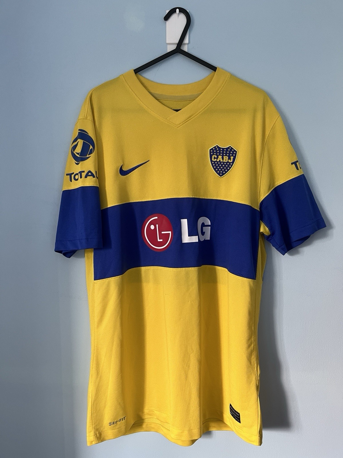 Original Boca Juniors 2011/12 Away Football Shirt Nike Size Large RARE for sale on Ebay