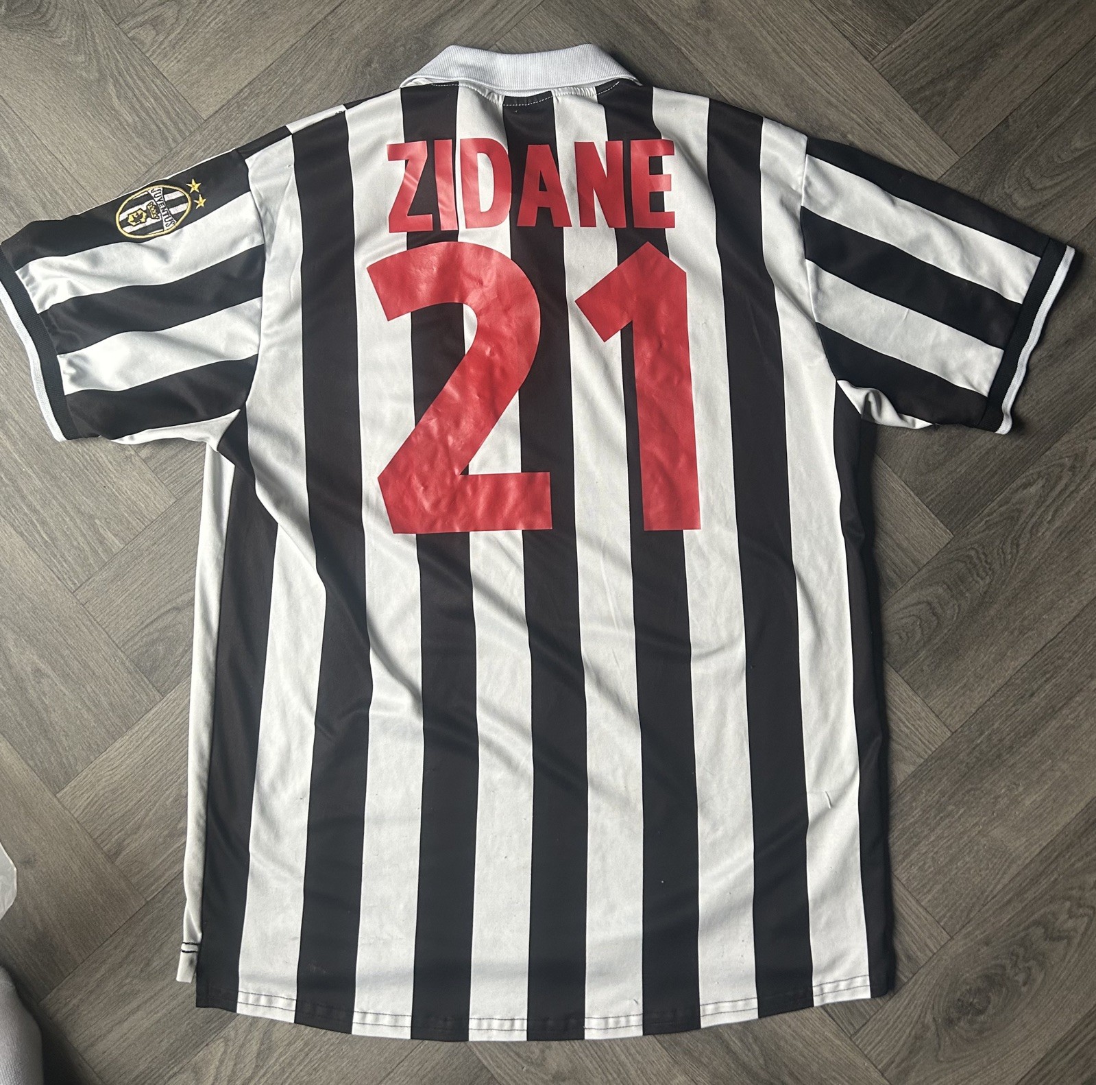 1998/99 ZIDANE #21 Juventus Kappa  Home Football Shirt Extra Large  XL for sale on Ebay