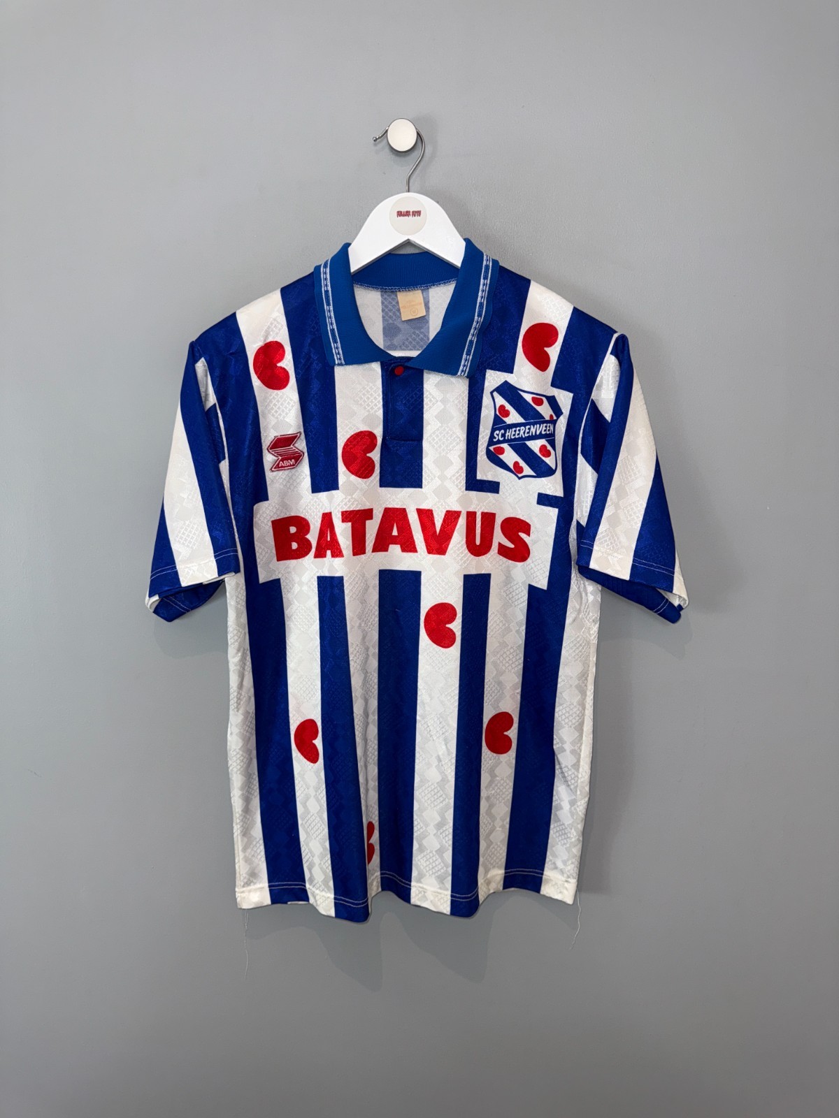 SC HEERENVEEN 1993/94 HOME SHIRT (size M)  ABM ORIGINAL VINTAGE FOOTBALL SHIRT for sale on Ebay