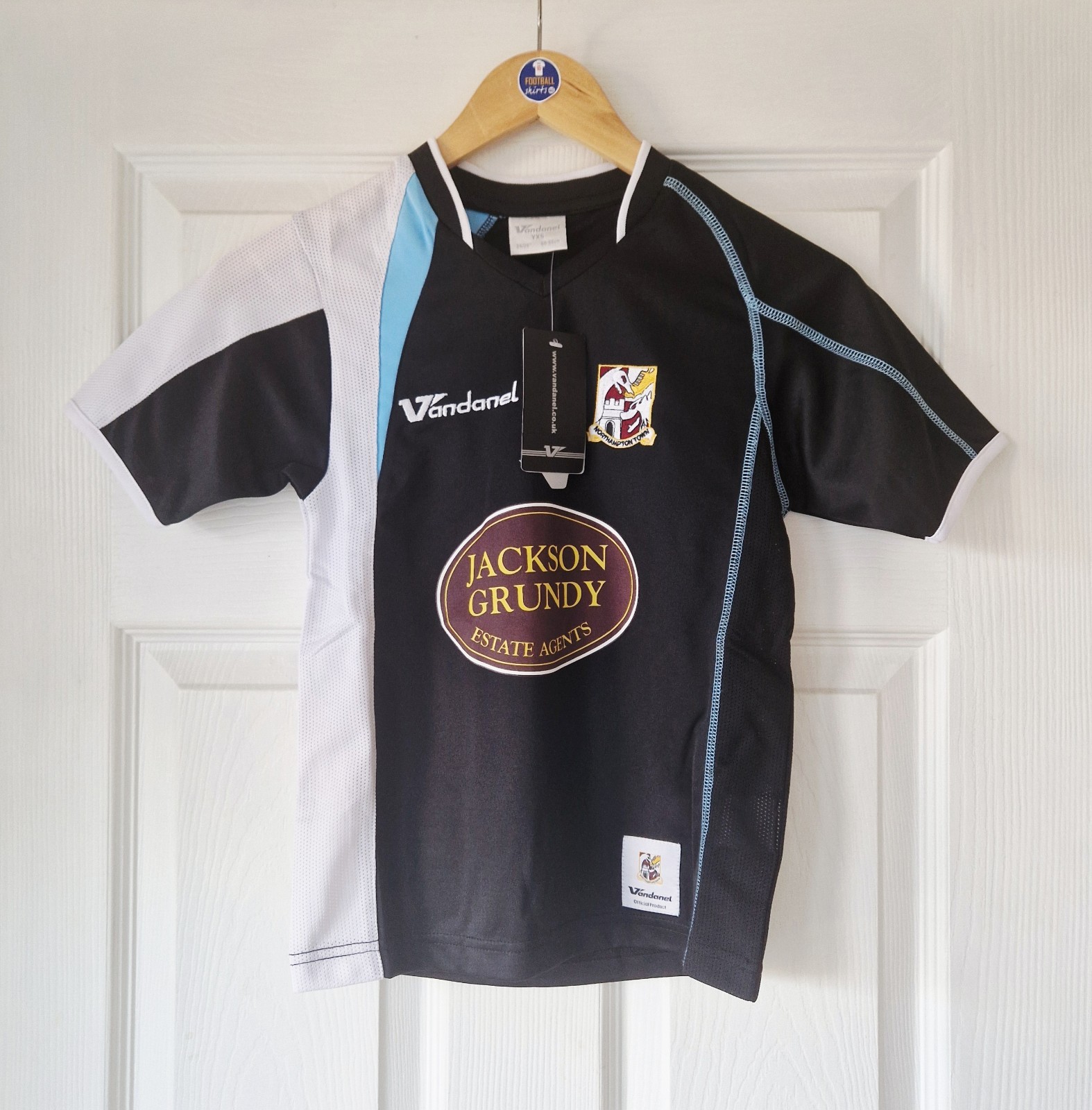 NORTHAMPTON TOWN VINTAGE AWAY FOOTBALL SHIRT 2008/09 - YOUTH XS - BRAND NEW TAGS for sale on Ebay