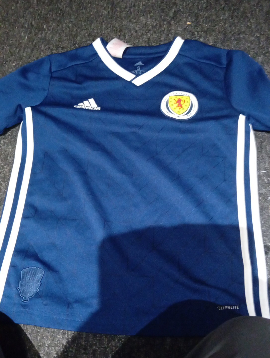 Boys 9-10 Years Old. Adidas Scotland 2017 Home Football Shirt for sale on Ebay