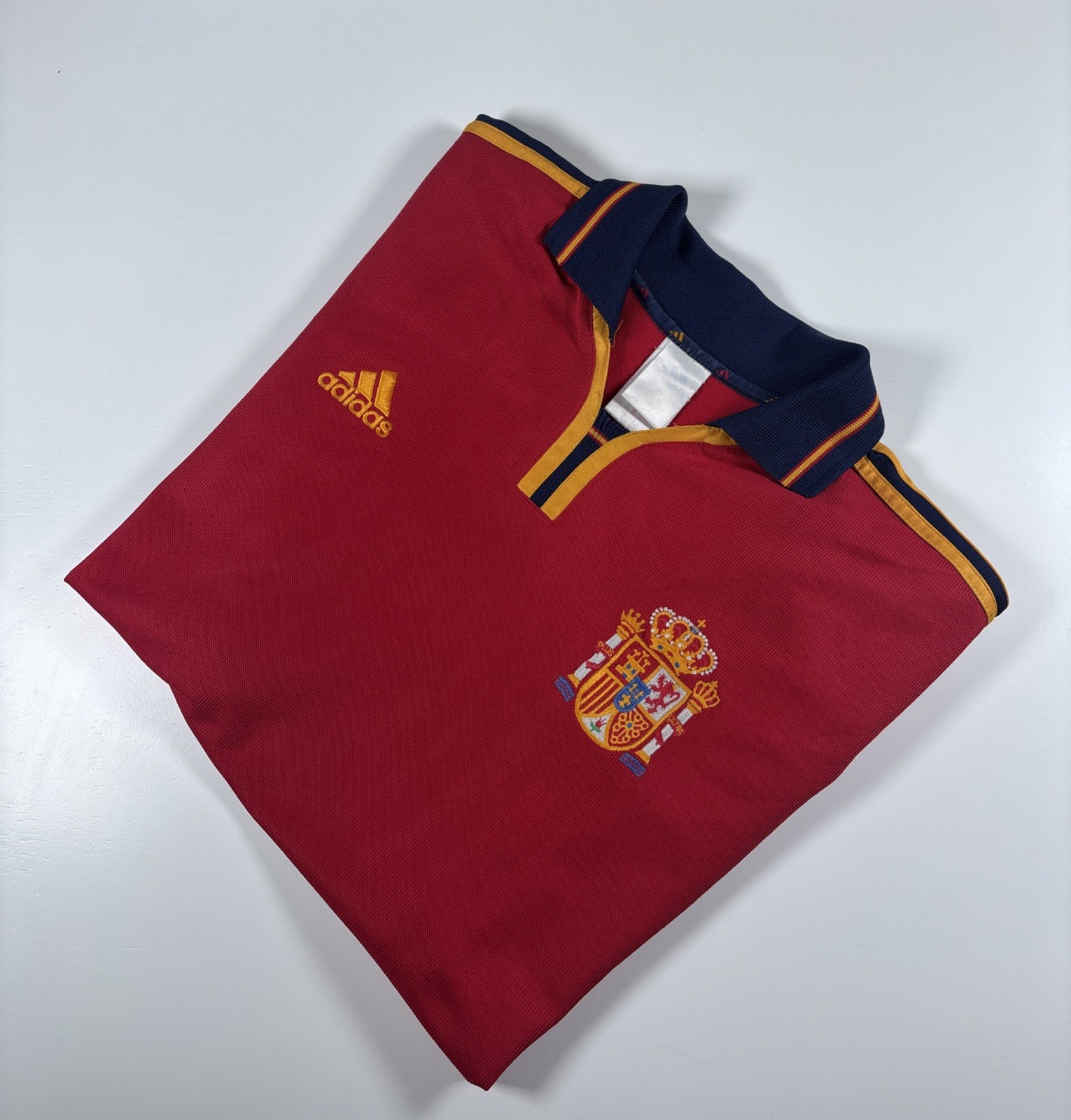 Authentic Adidas Spain 1999/02 Home Shirt. Size Large. for sale on Ebay