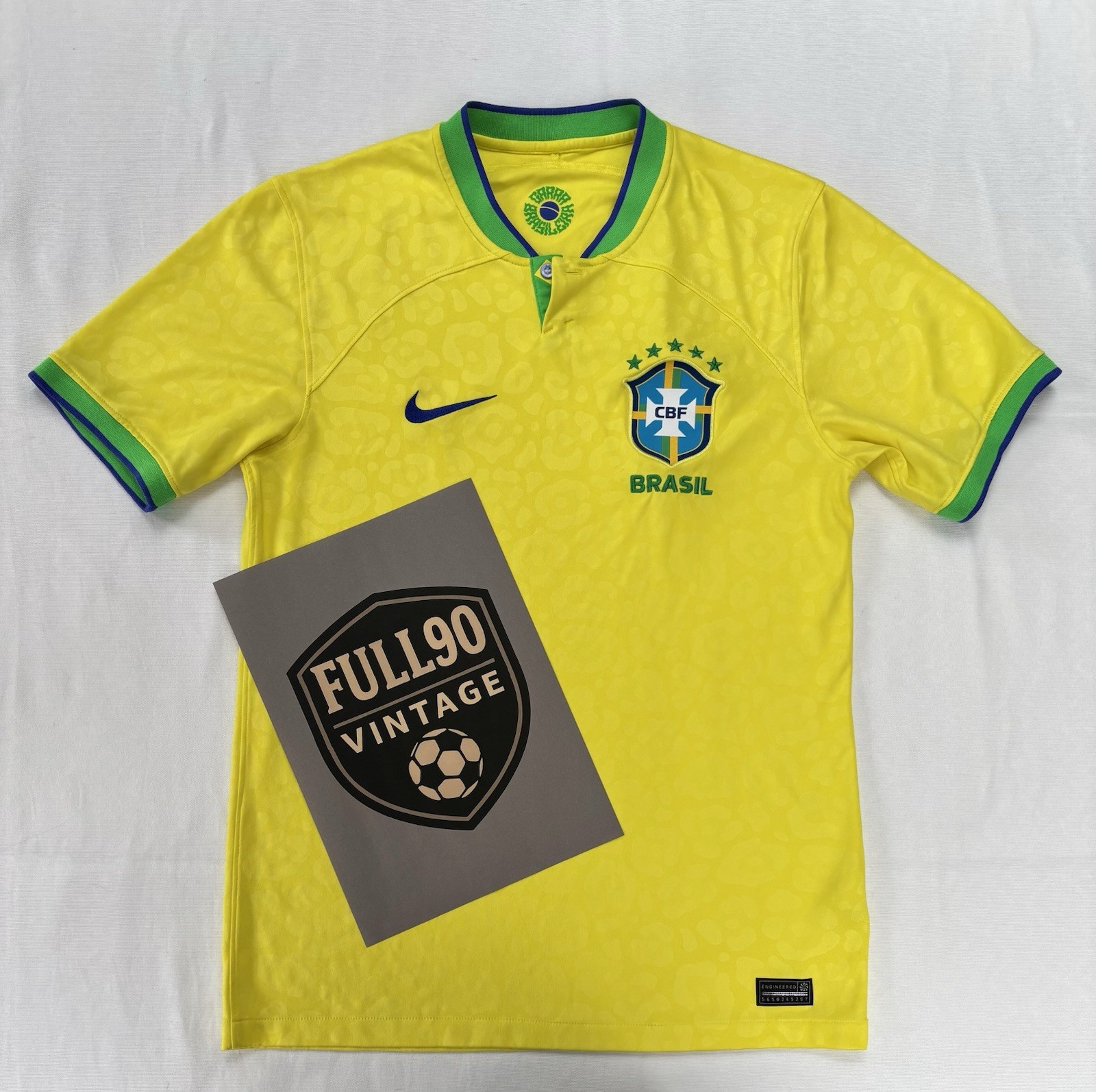 🇧🇷 Brazil 2022/23 Nike Home Shirt DN0680-741 | Small | Authentic CBF Football  for sale on Ebay
