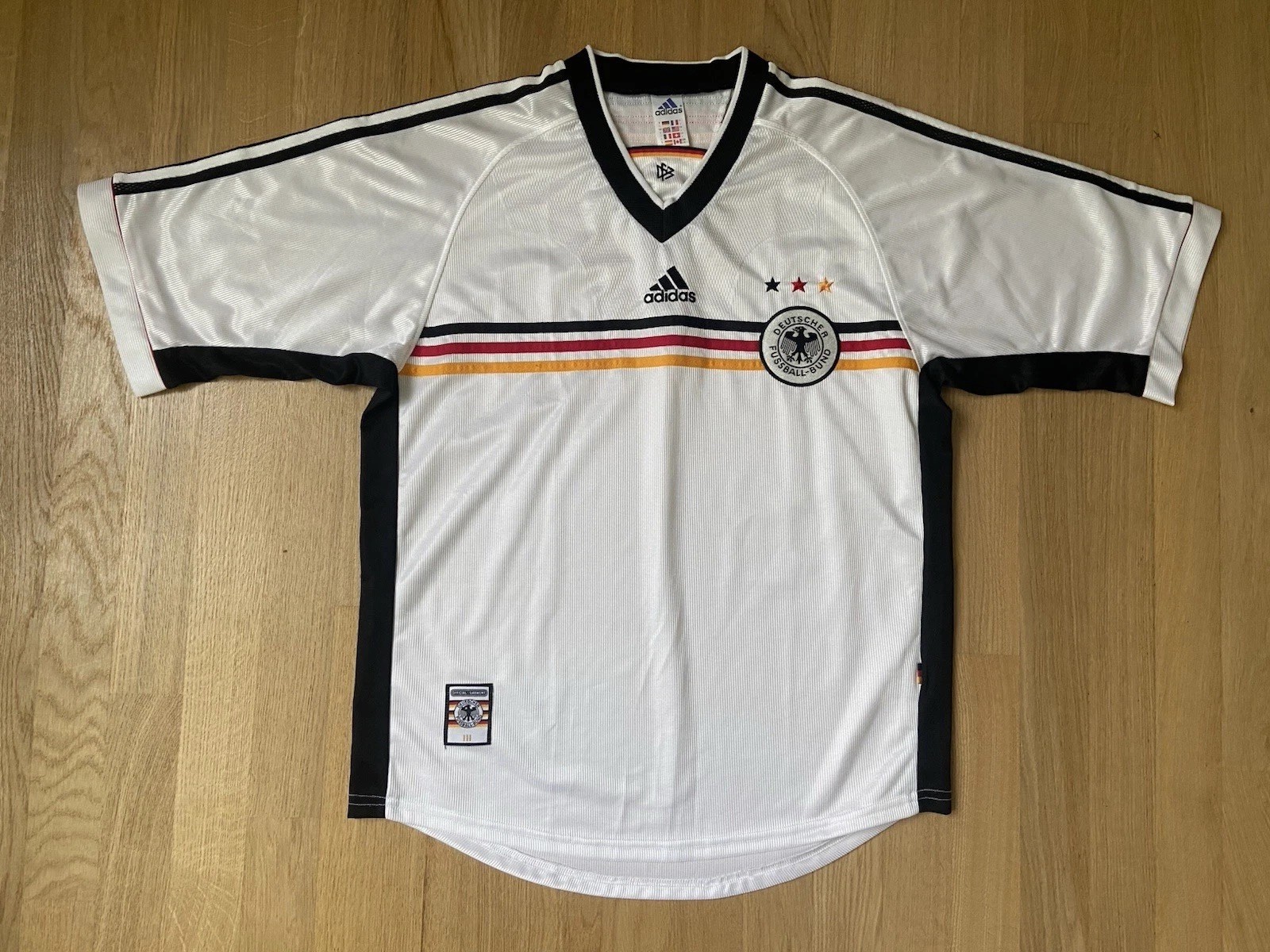 Germany adidas home shirt 1998, Size L, original issue - France 98 World Cup  for sale on Ebay