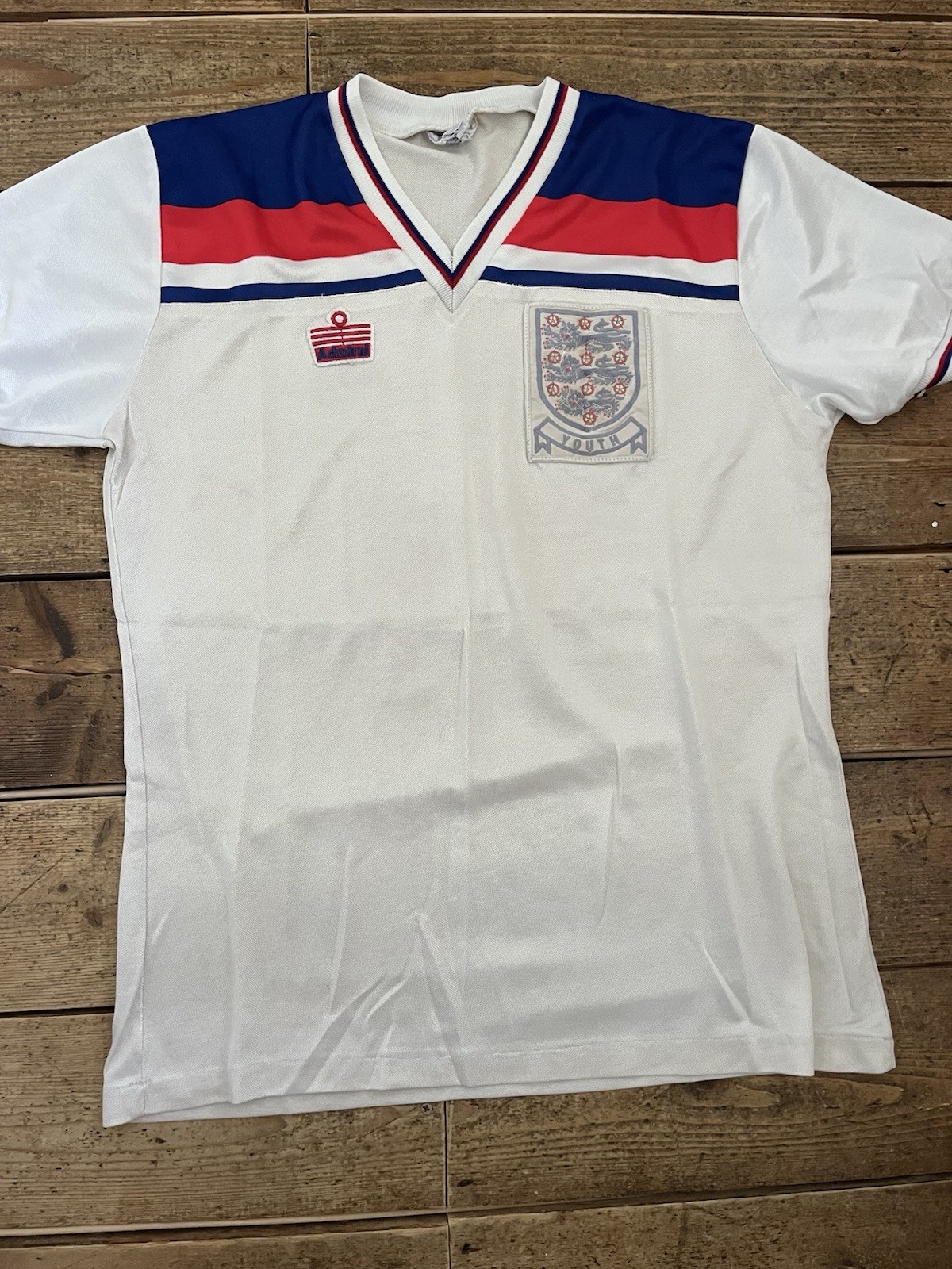 1982 England Match Worn Shirt Youth for sale on Ebay