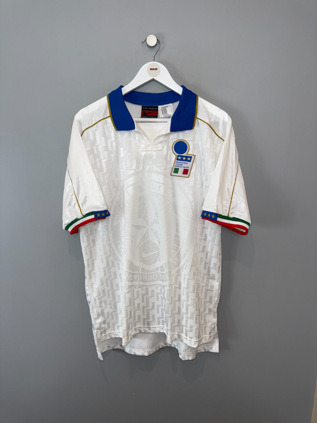 ITALY 1995/96 AWAY SHIRT (size L)  NIKE ORIGINAL VINTAGE FOOTBALL SHIRT for sale on Ebay