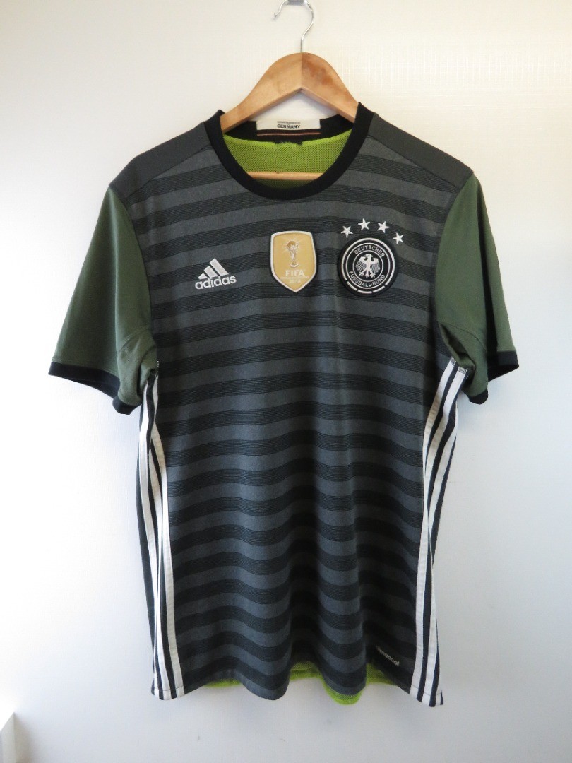 Germany Adidas football shirt grey Size XL for sale on Ebay