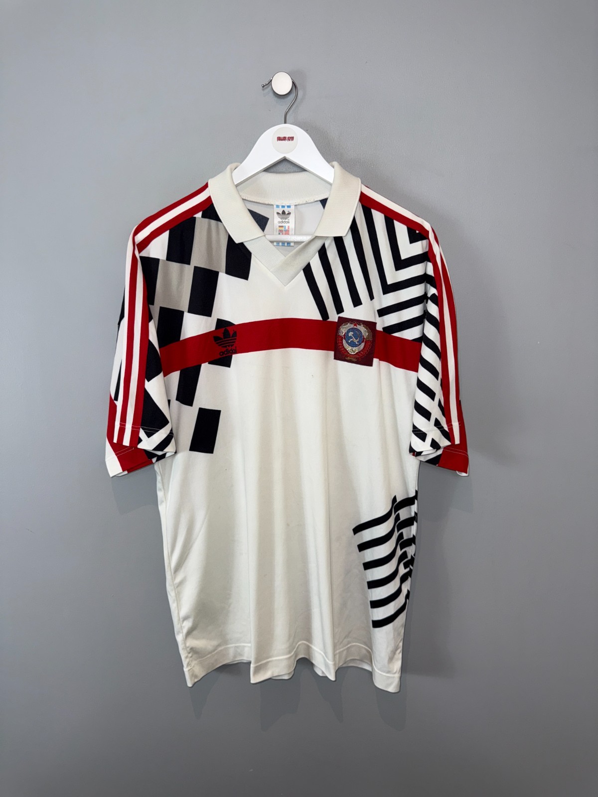 USSR RUSSIA 1991/92 AWAY SHIRT (L)  ADIDAS ORIGINAL VINTAGE FOOTBALL SHIRT for sale on Ebay