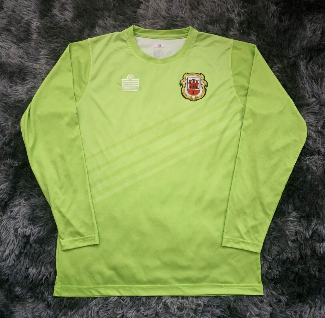 Gibraltar 2014/2016 Admiral Authentic Match Issue Goalkeeper Shirt - Large for sale on Ebay