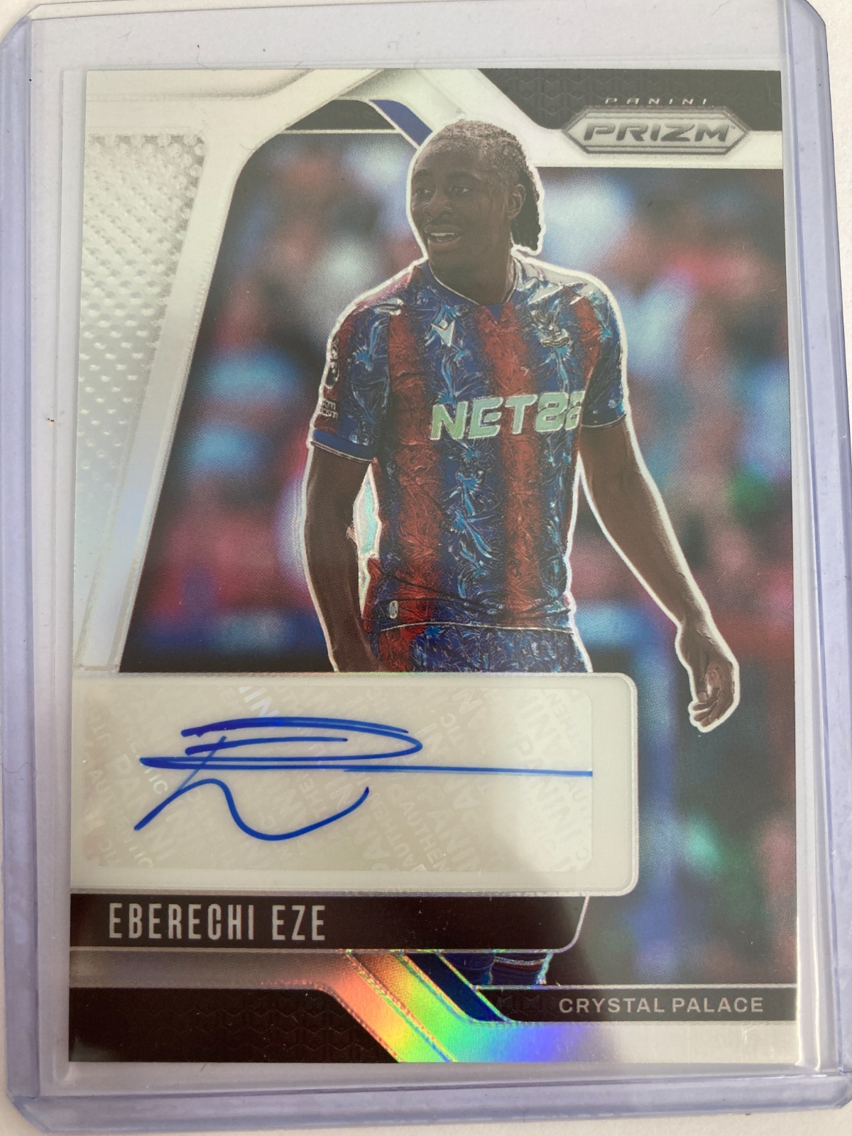 PANINI PRIZM 24/25 EBERECHI EZE CRYSTAL PALACE AUTO 60/99. for sale on Ebay