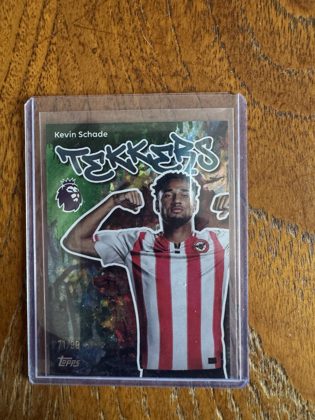 Kevin Schade Green Speckle 71/99 Tekkers  Topps Premier League 2026 Brentford for sale on Ebay