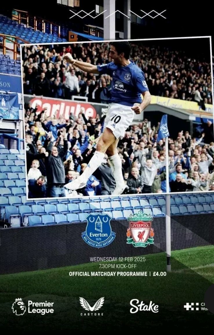 EVERTON v LIVERPOOL 12/2/2025 Official Programme In MINT CONDITION for sale on Ebay