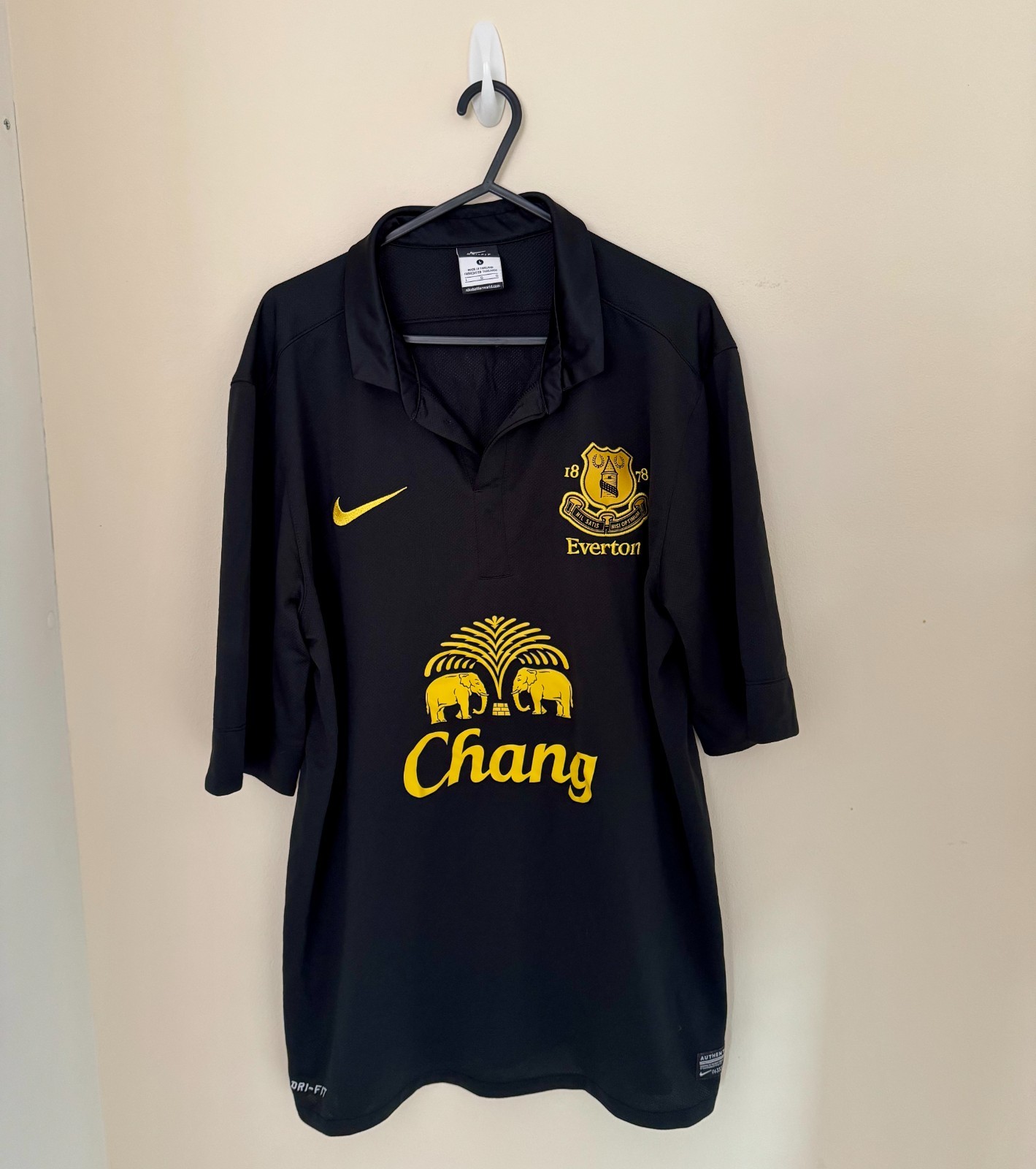 Everton 2012/13 away shirt Naismith #14 size L for sale on Ebay