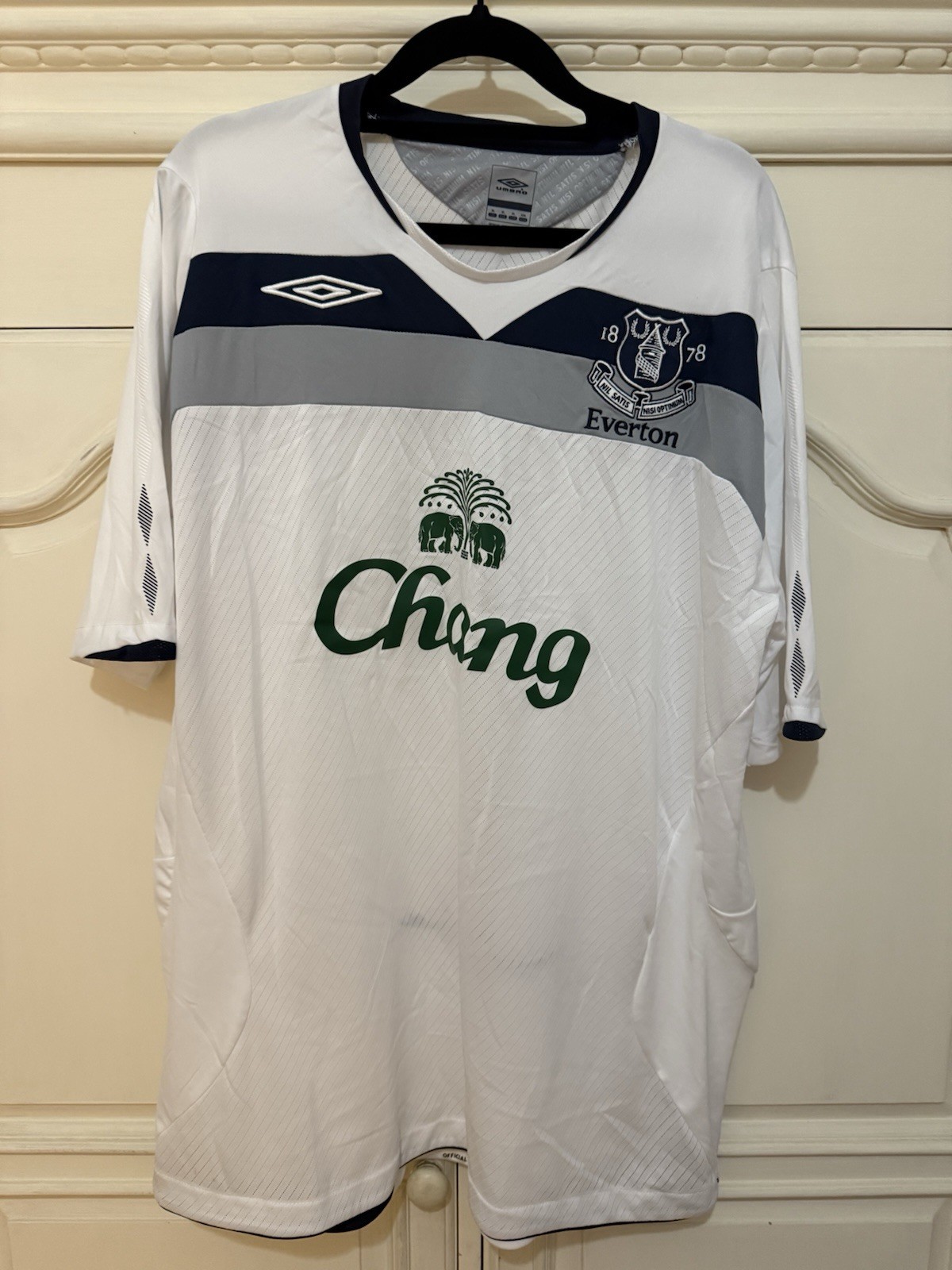 Everton Away Jersey - 2008/09  -Retro  -  Used XL Mens - Collectors Item for sale on Ebay