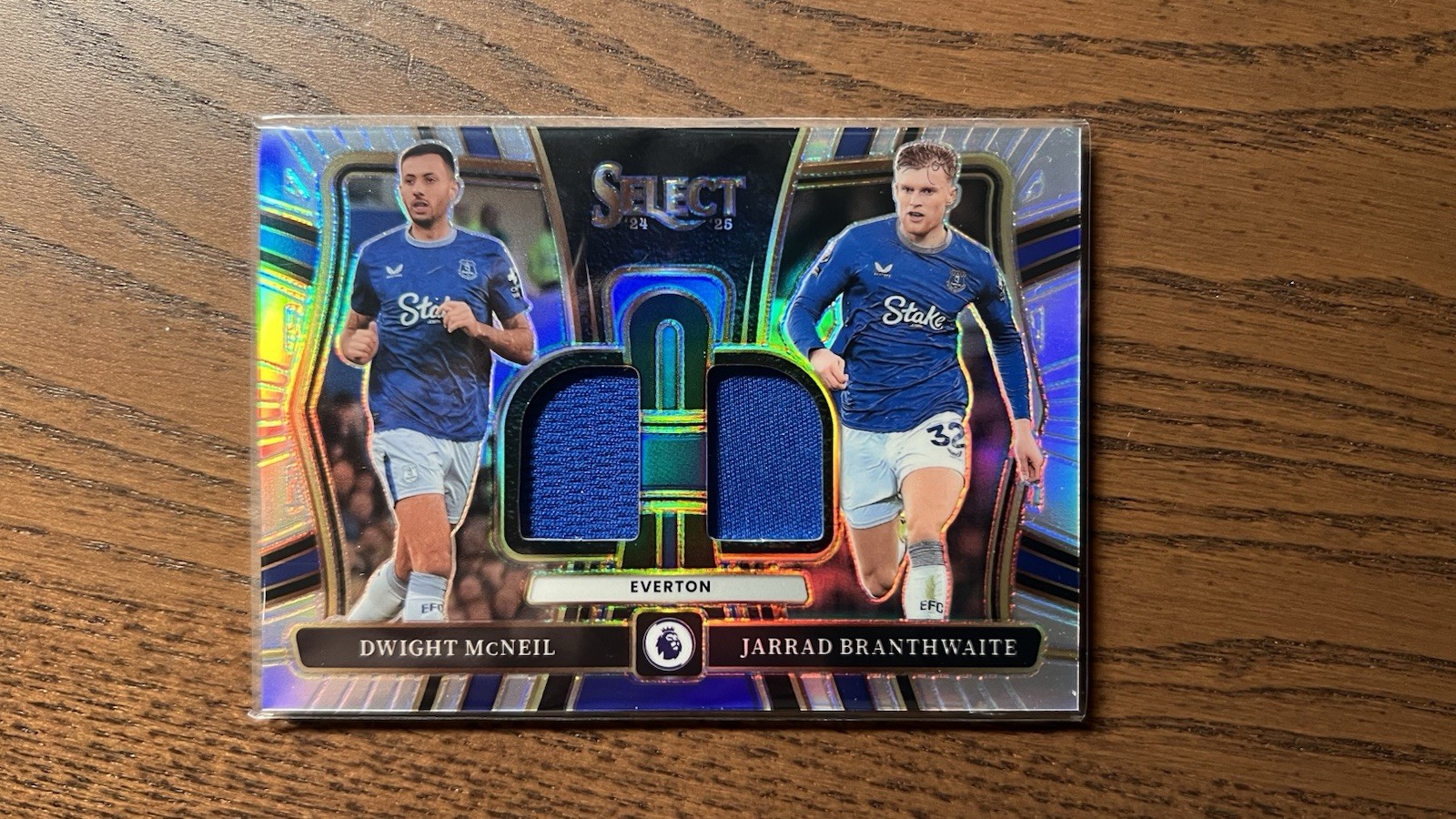Panini Select 2024-25 Dwight Mcneil & Jarrad Branthwaite Dual Patch Everton for sale on Ebay