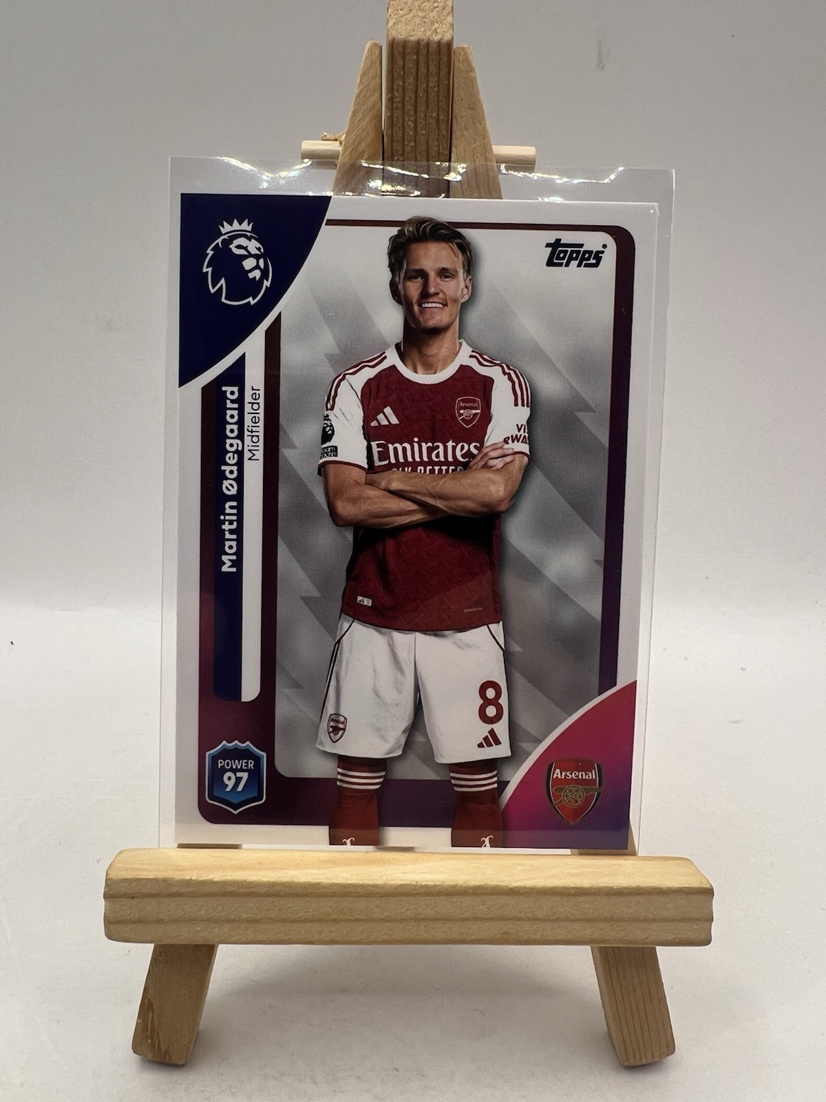 TOPPS PREMIER LEAGUE 2026 25/26 Martin Odegaard Arsenal Base Card for sale on Ebay