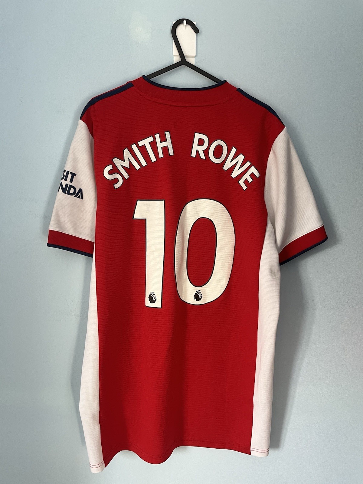 Original Arsenal 2021/22 Home Football Shirt Adidas Size Large Smith Rowe 10 for sale on Ebay