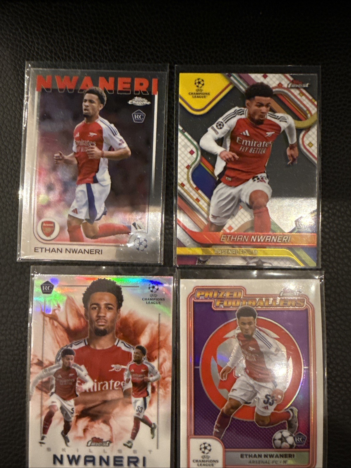 Nwaneri LOT 4x Rookie Arsenal FC Topps Panini TCG for sale on Ebay