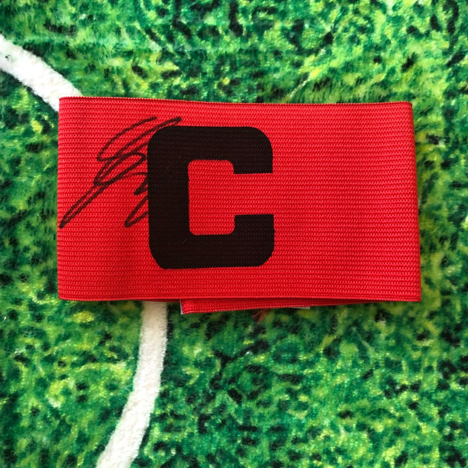 Serge Gnabry Of Germany, Arsenal & Bayern Signed Captains Armband wCOA for sale on Ebay