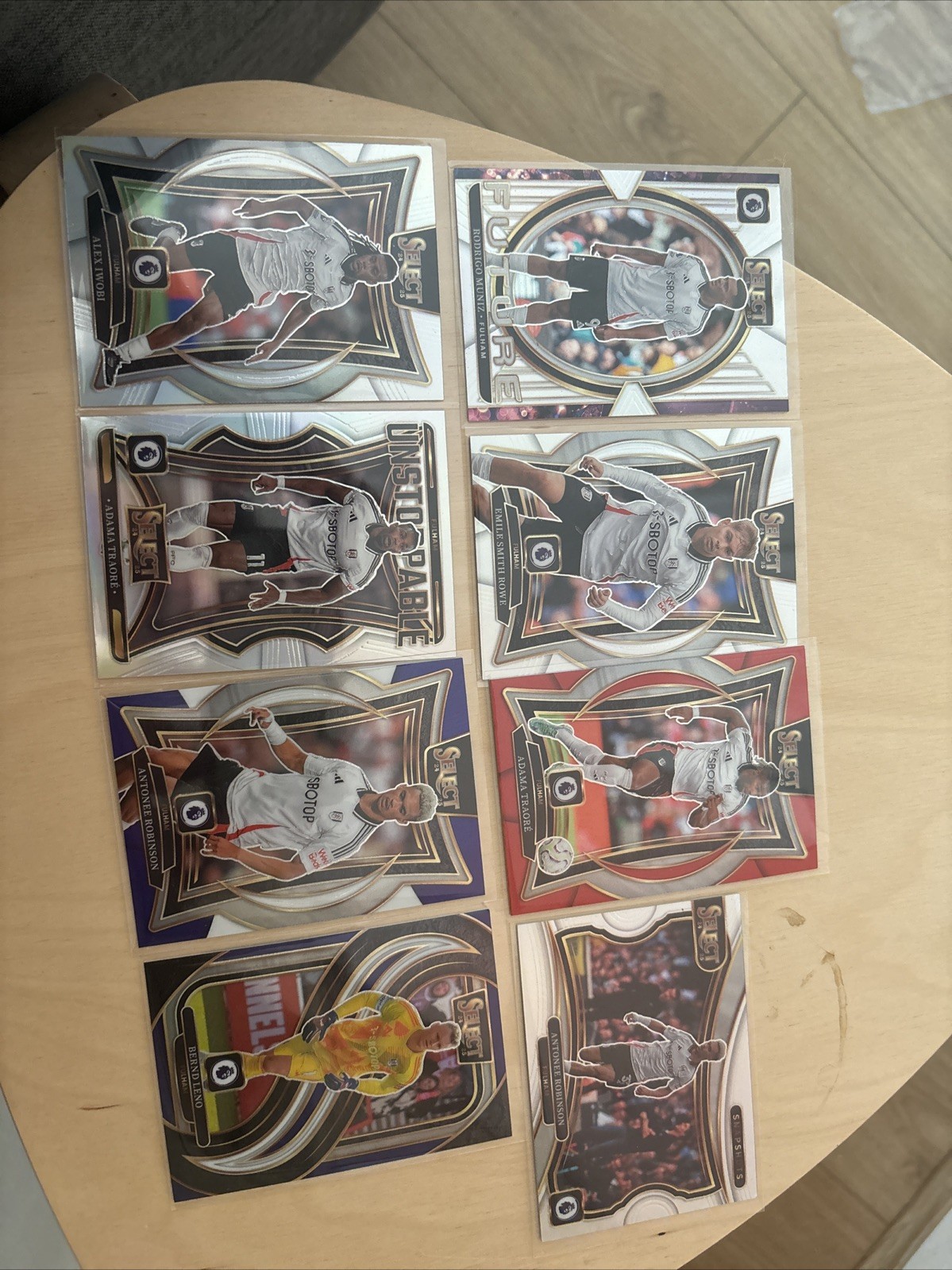Fulham Panini Select 2024-2025 Inserts/Ssp’s 8 Cards No Duplicates Bundle Mint for sale on Ebay