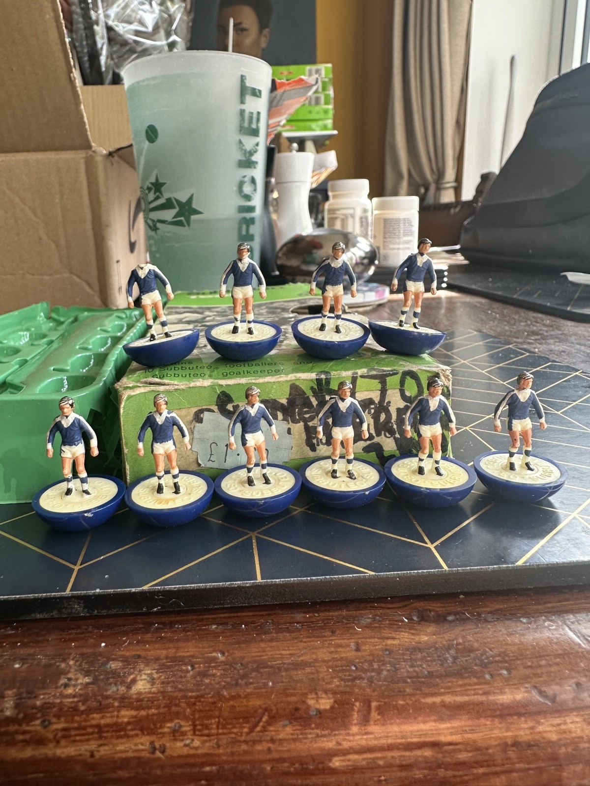 Ref 219  Ipswich  Subbuteo Lightweight team hand  painted  for sale on Ebay