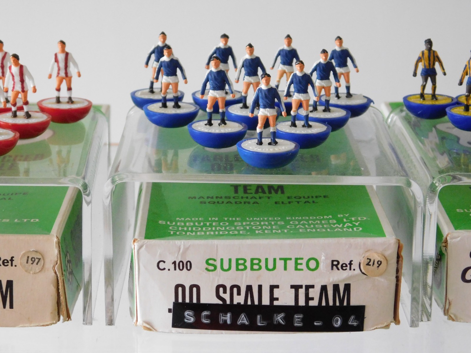 70's VINTAGE SUBBUTEO - CLASSIC ORIGINAL HEAVYWEIGHT  TEAM - SCHALKE 04  #219 HW for sale on Ebay